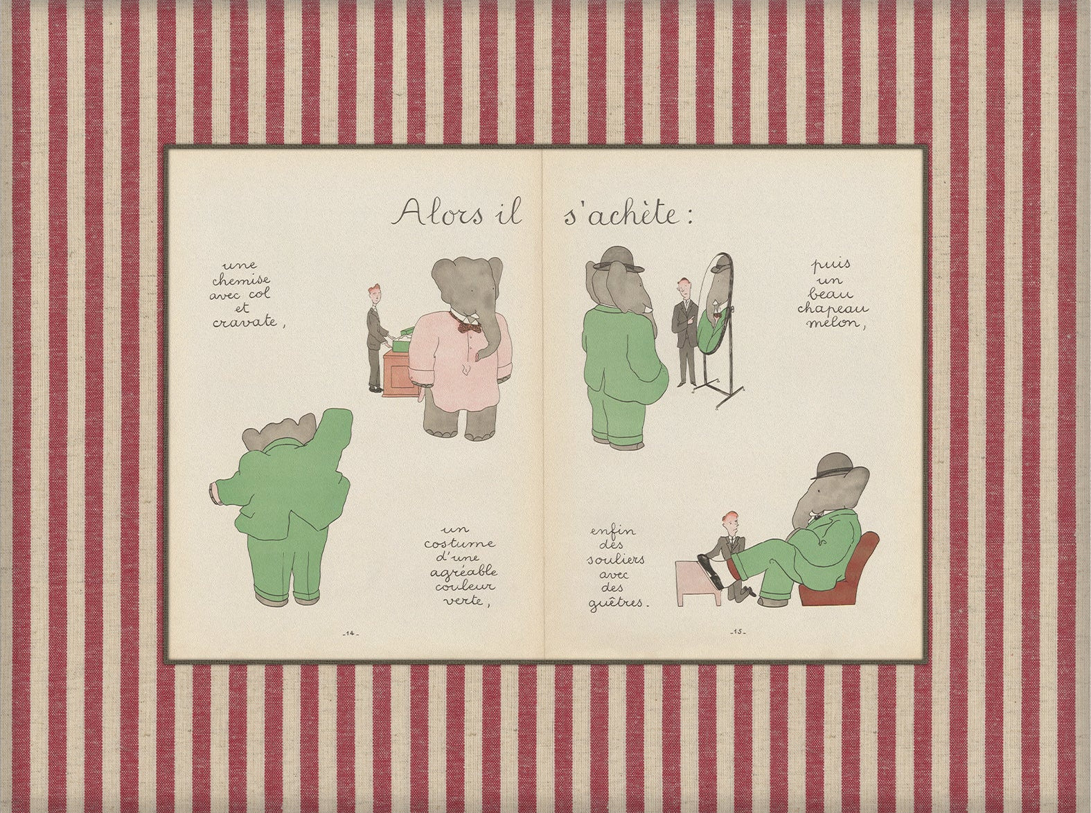 Babar Nursery Art 001 | Unframed