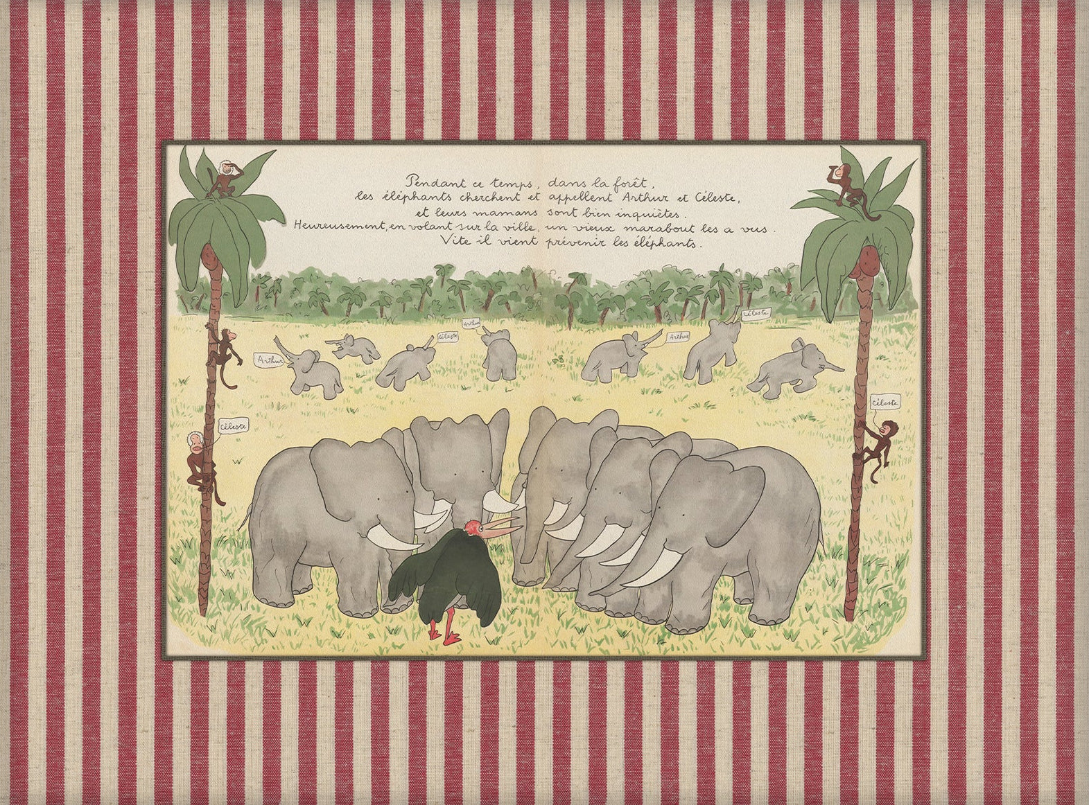 Babar Nursery Art 005 | Unframed