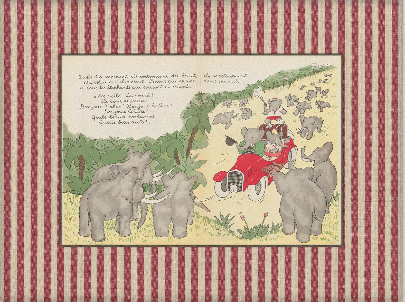 Babar Nursery Art 007 | Unframed