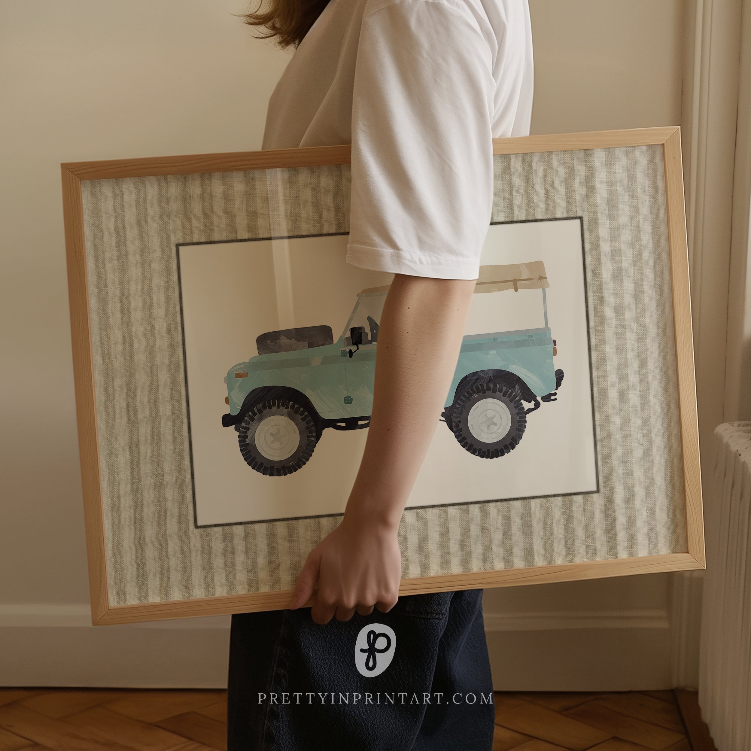 Land Rover Defender Art: Safari | Unframed