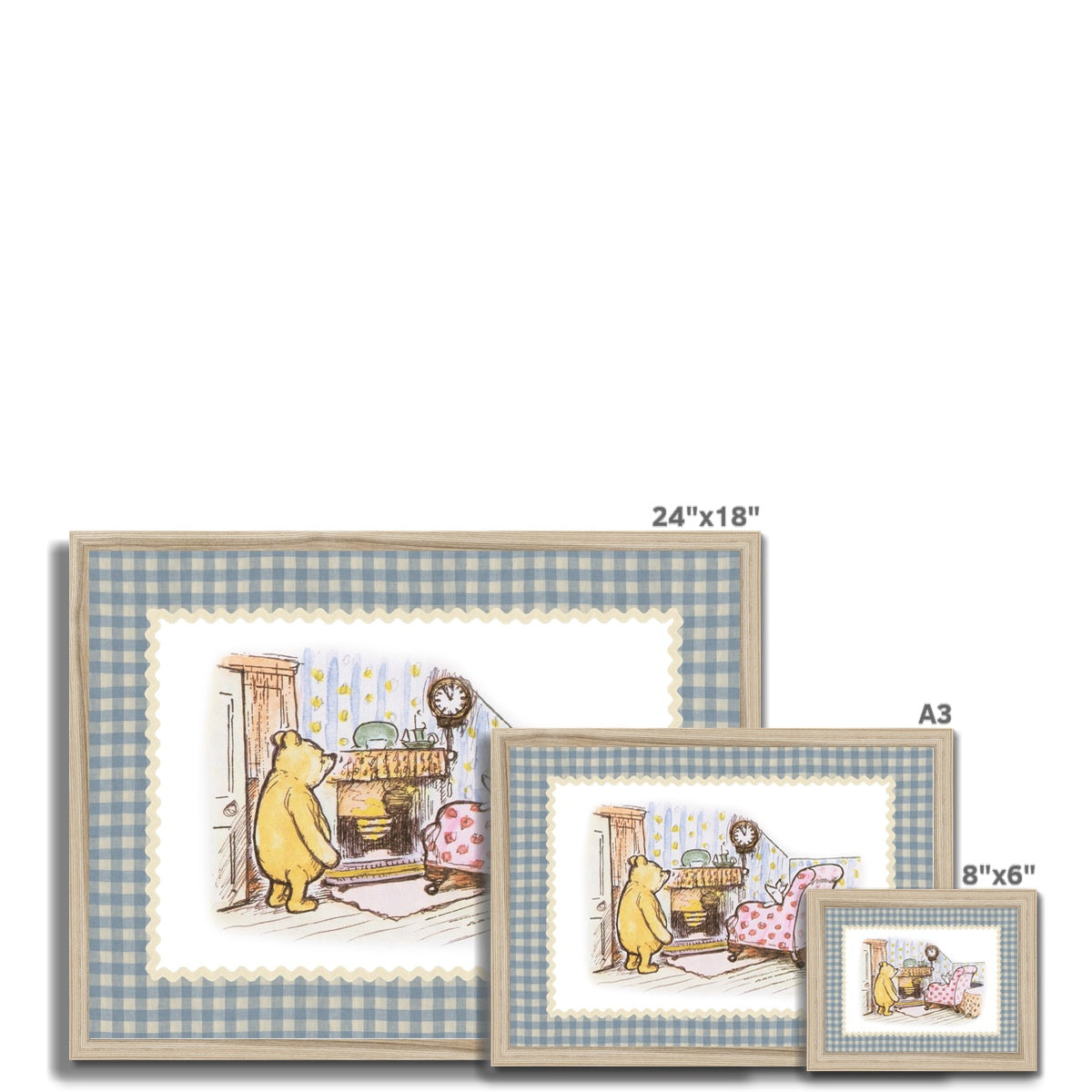 Winnie The Pooh Art Print 001 | Framed Print