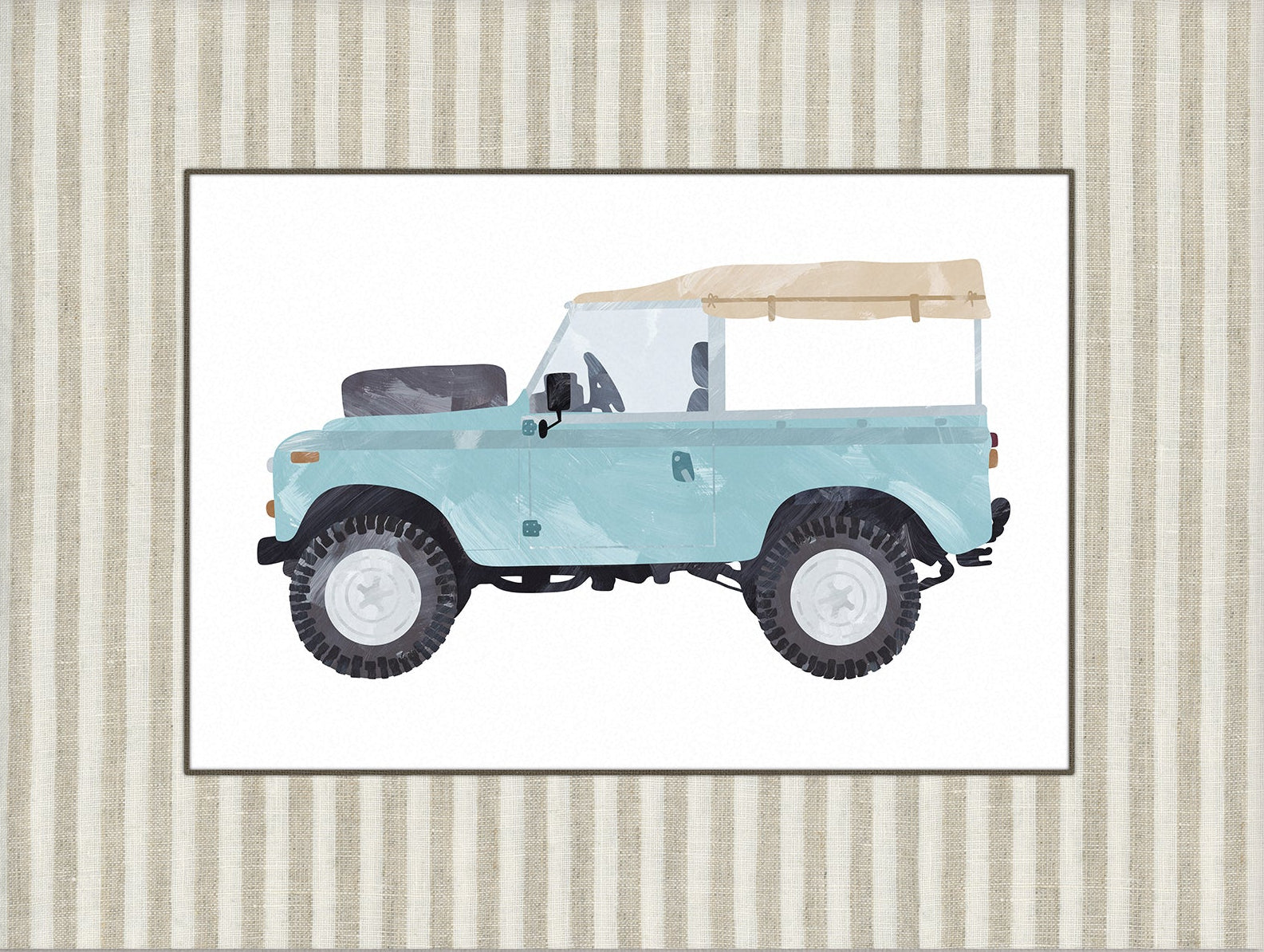 Land Rover Defender Art: Safari | Unframed