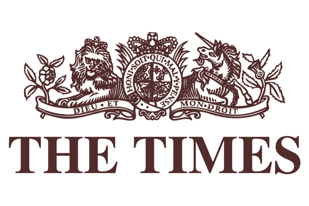 The Times logo - Pretty in Print Art as featured in the press