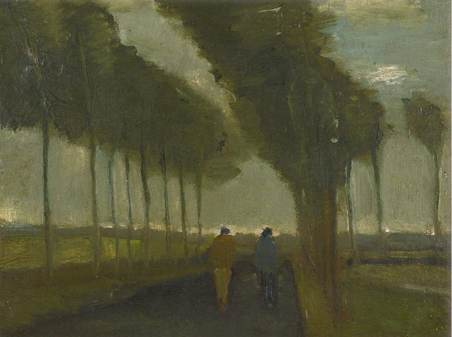 Vintage Impressionist Landscape Art Print 00635 | Unframed