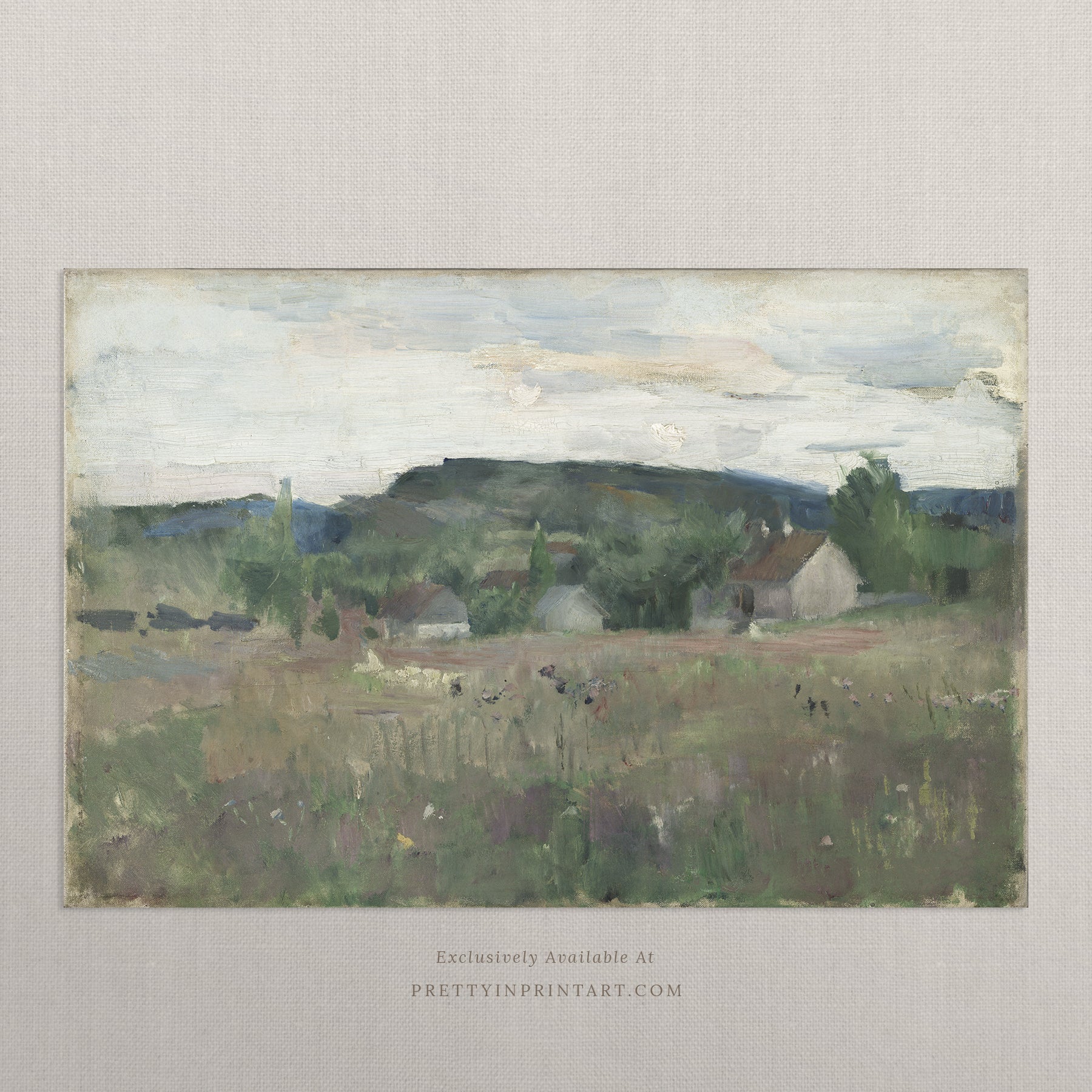 Vintage Landscape Art 00536 | Unframed