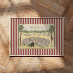 Babar Inspired Art 005 | Framed Print