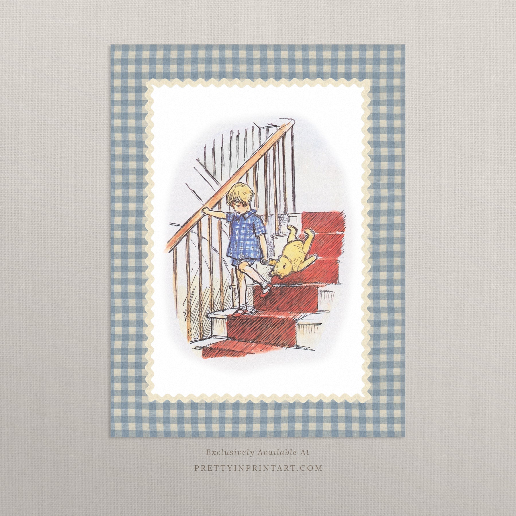 Winnie The Pooh Art Print 010 | Unframed