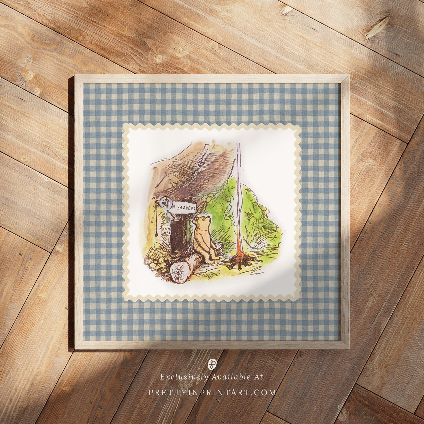 Winnie The Pooh Art Print 004 | Framed Print