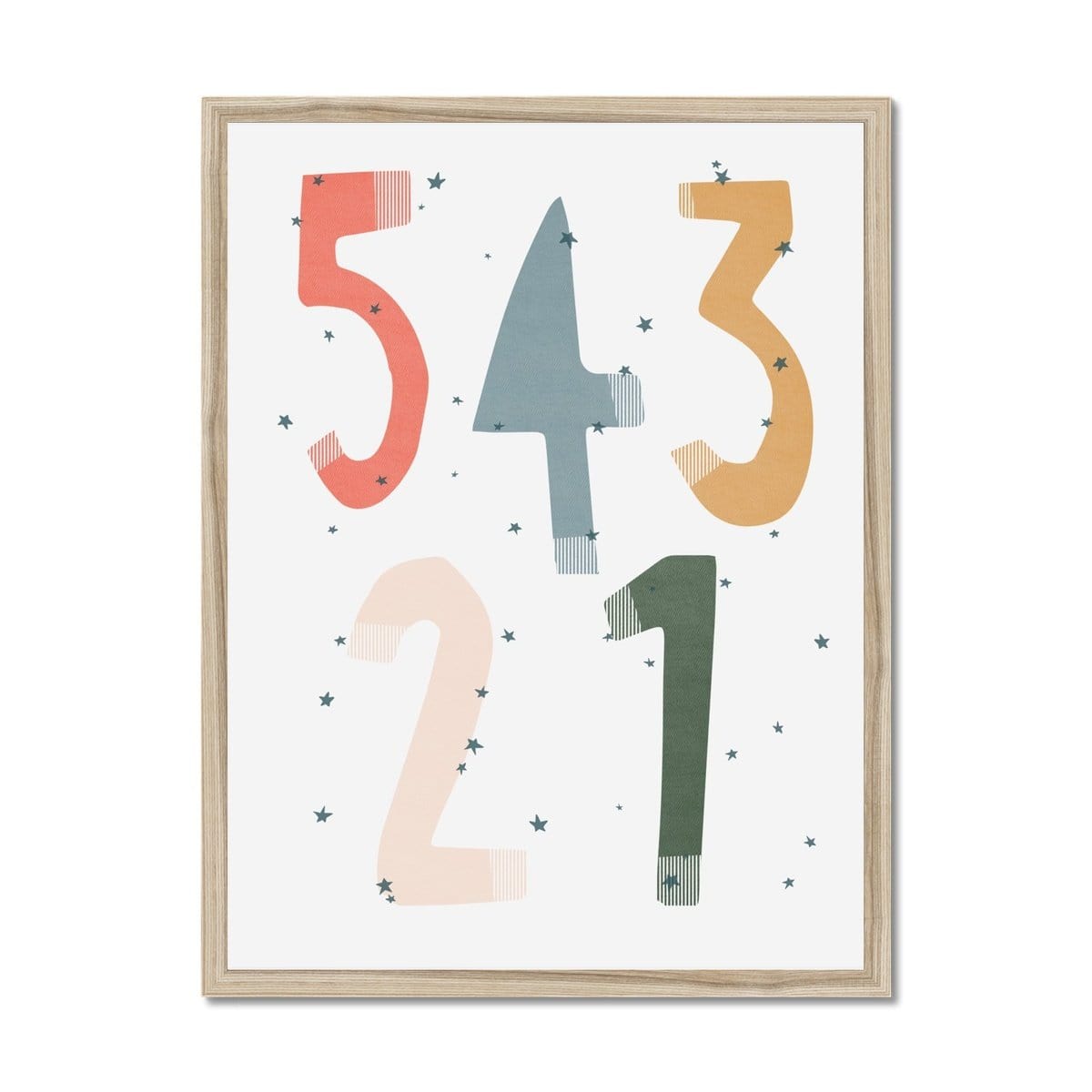 54321 Blast Off - Space Theme | Framed Print