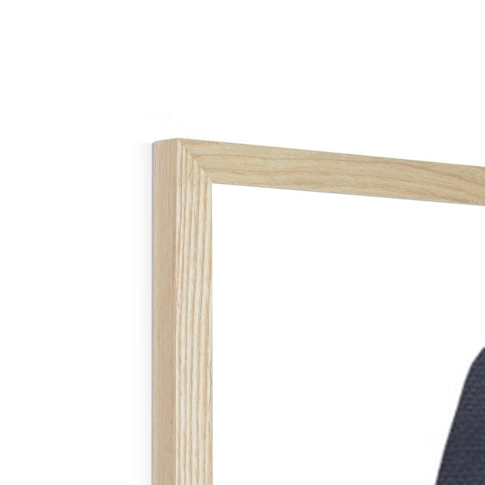 Alphabet Chart - Muted Rainbow | Framed Print