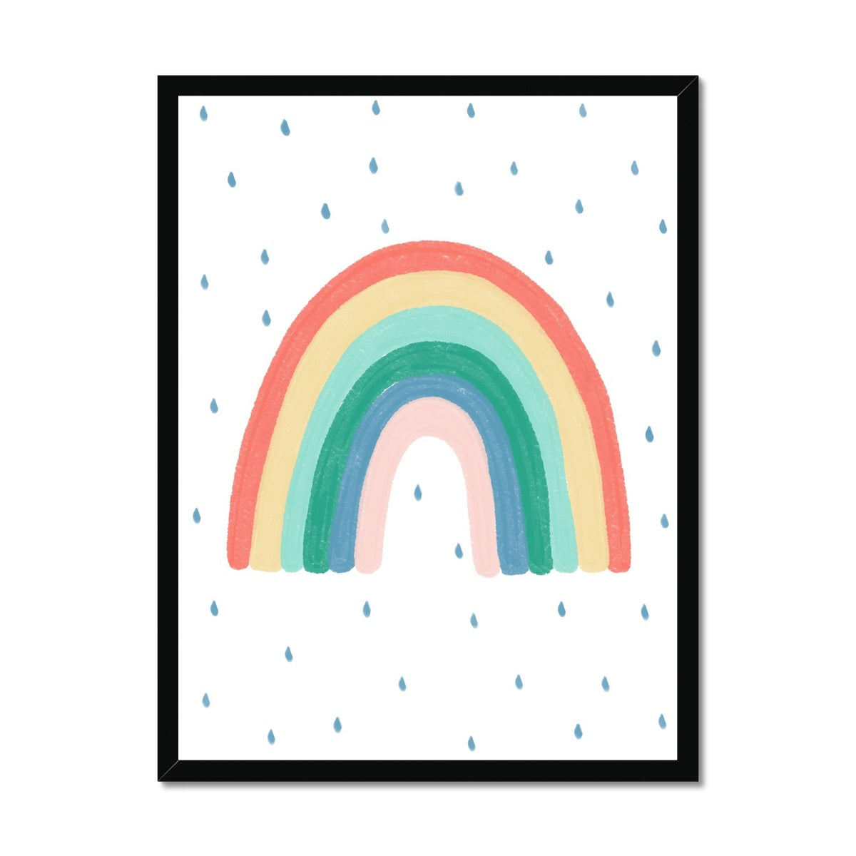 Rainbow Wall Art - Rainbow Colours | Framed Print