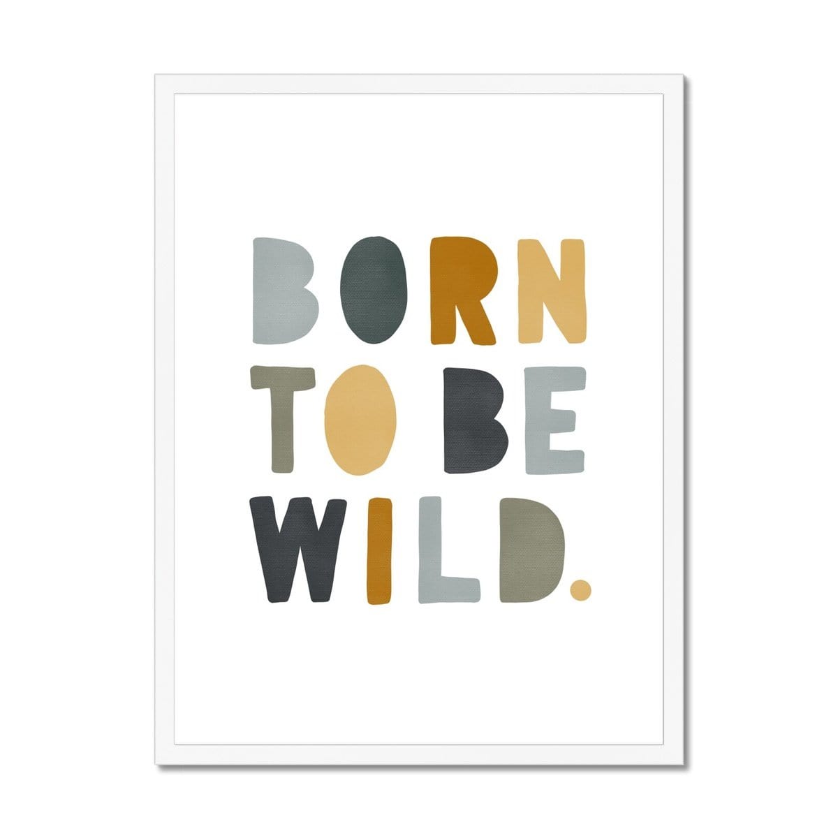 Born To Be Wild Print - Jungle | Framed Print