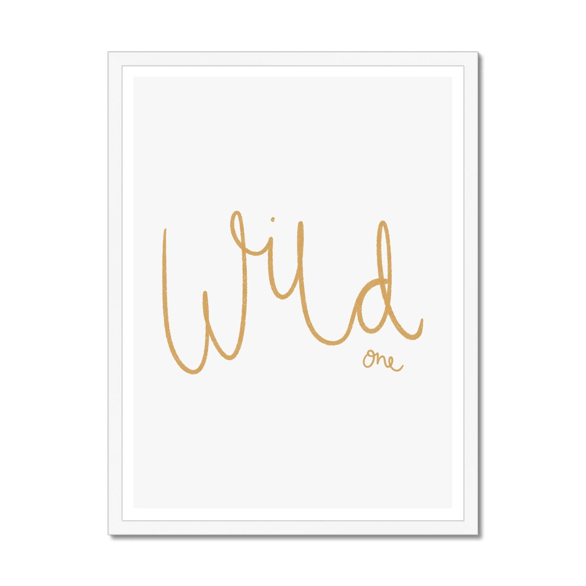 Wild One - Ochre | Framed Print