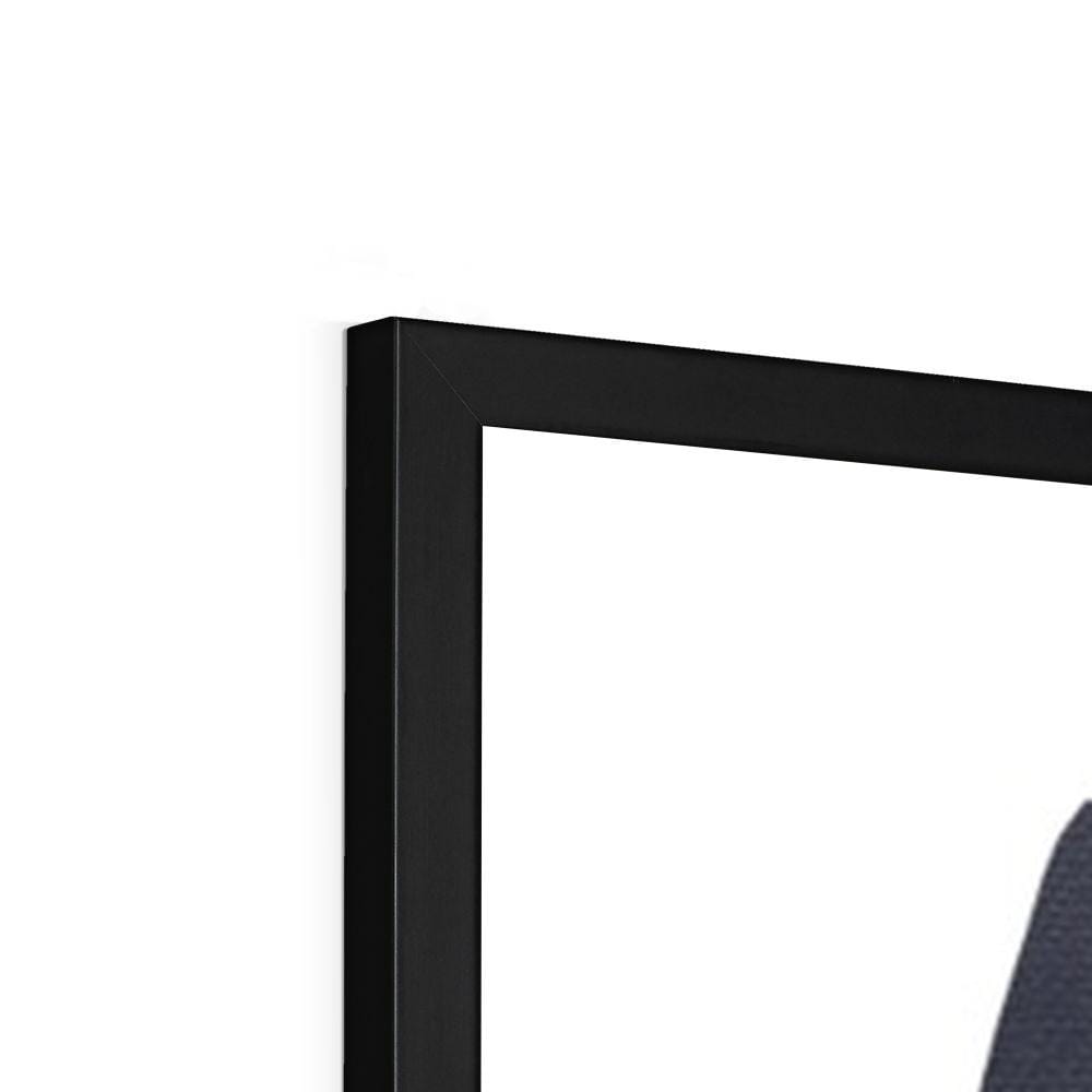 Alphabet Chart - Muted Rainbow | Framed Print