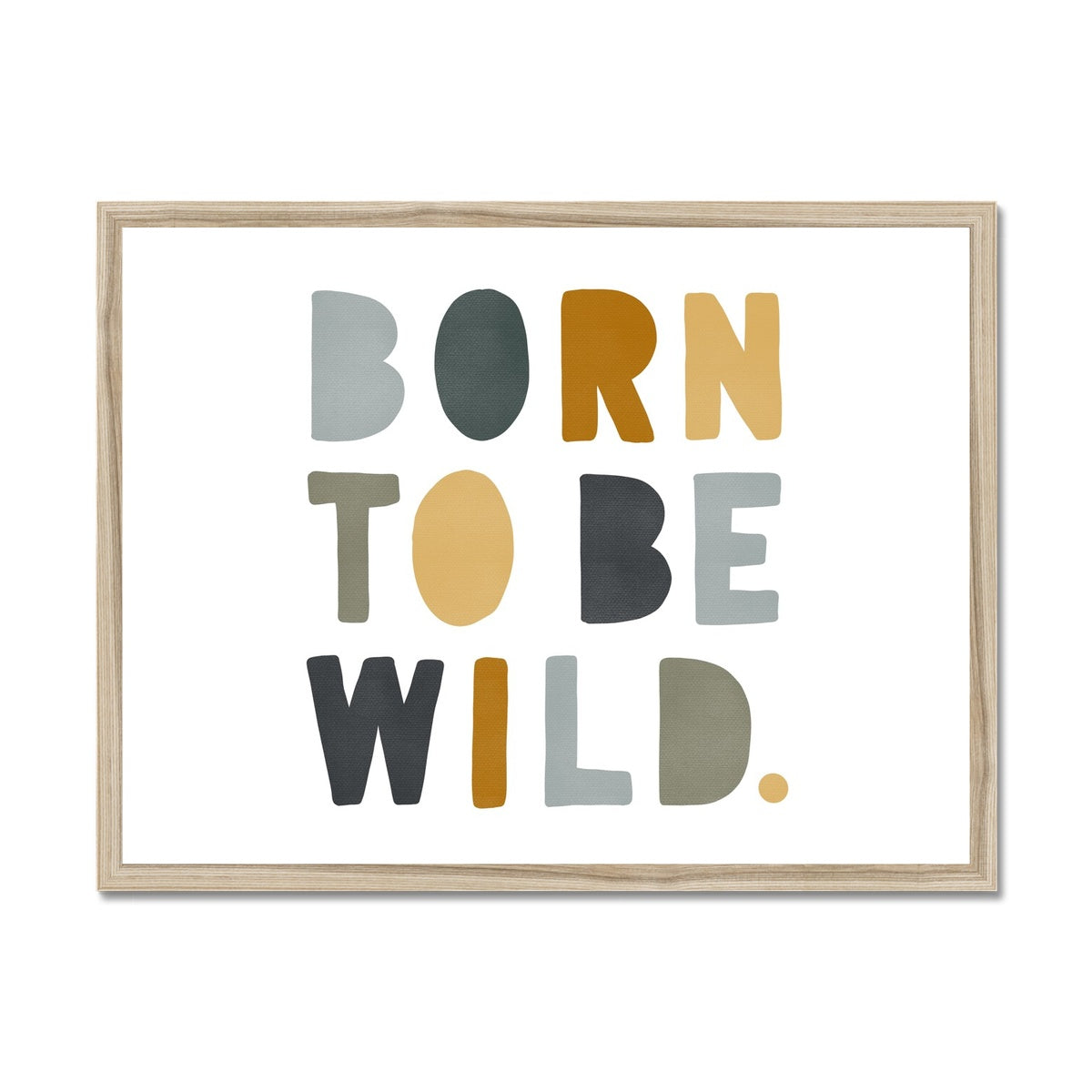 Born to be Wild Print - Jungle Landscape | Framed Print