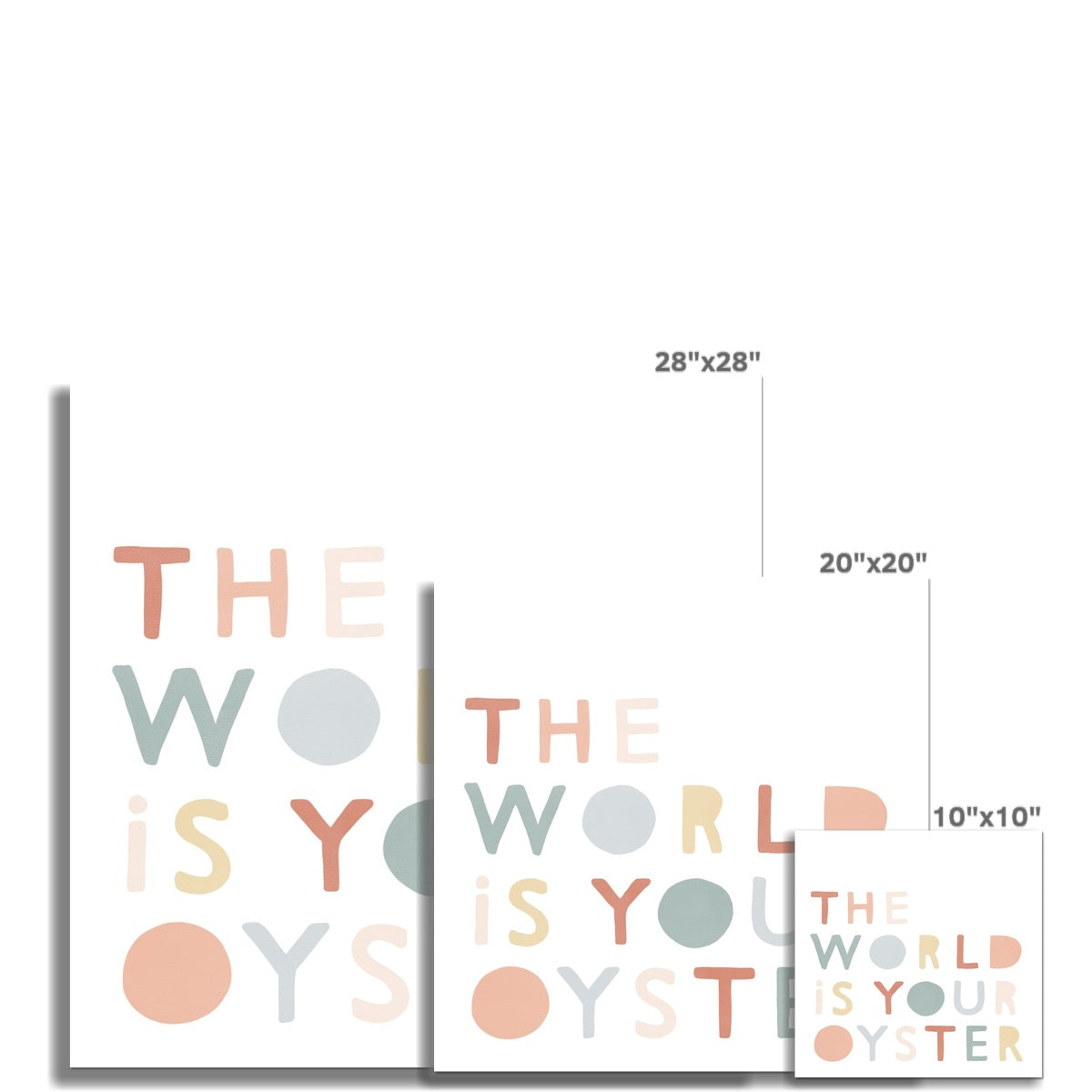 The World is Your Oyster - Subtle | Unframed