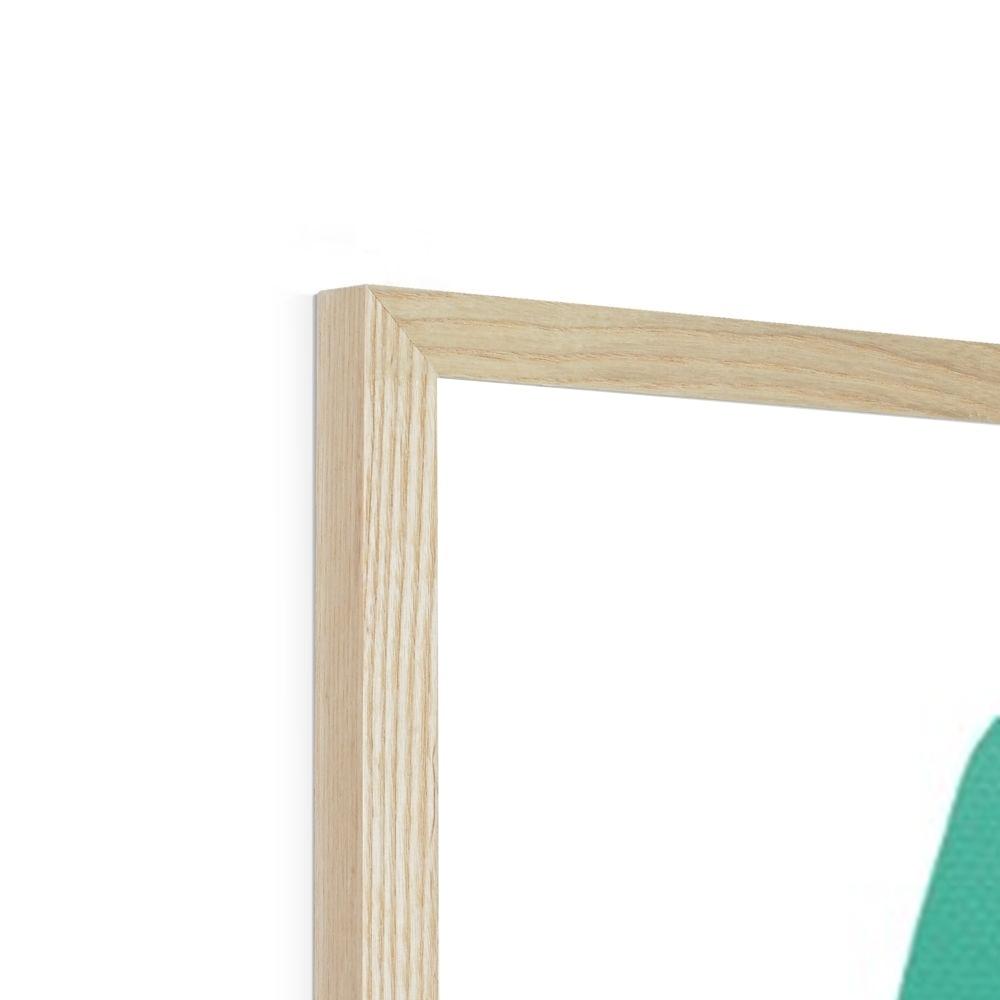 Alphabet Chart - Rainbow Colours, Illustrated | Framed Print