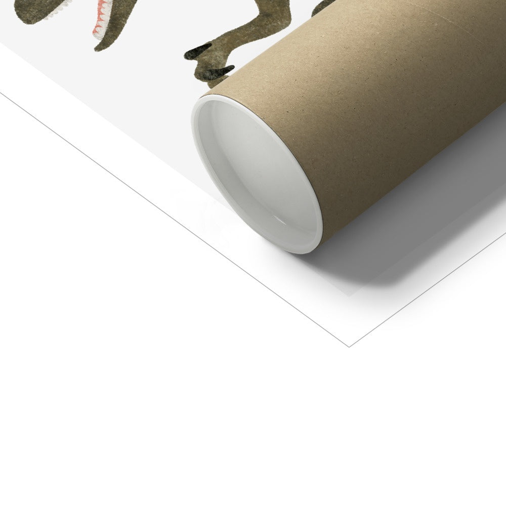 Dinosaur Educational Chart | Unframed