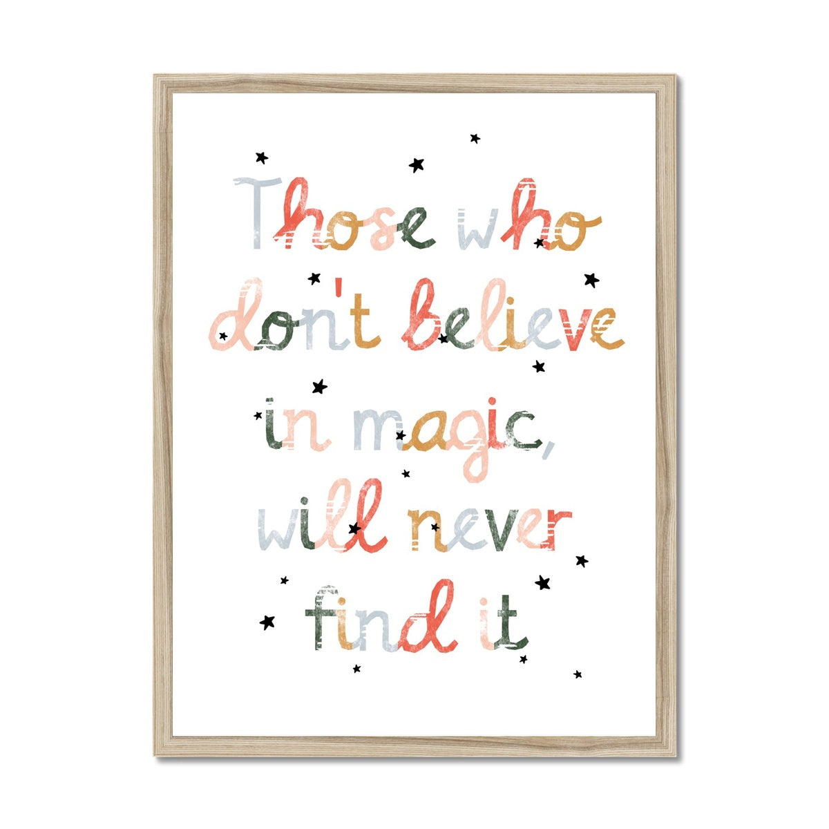 Believe in Magic Print | Framed Print