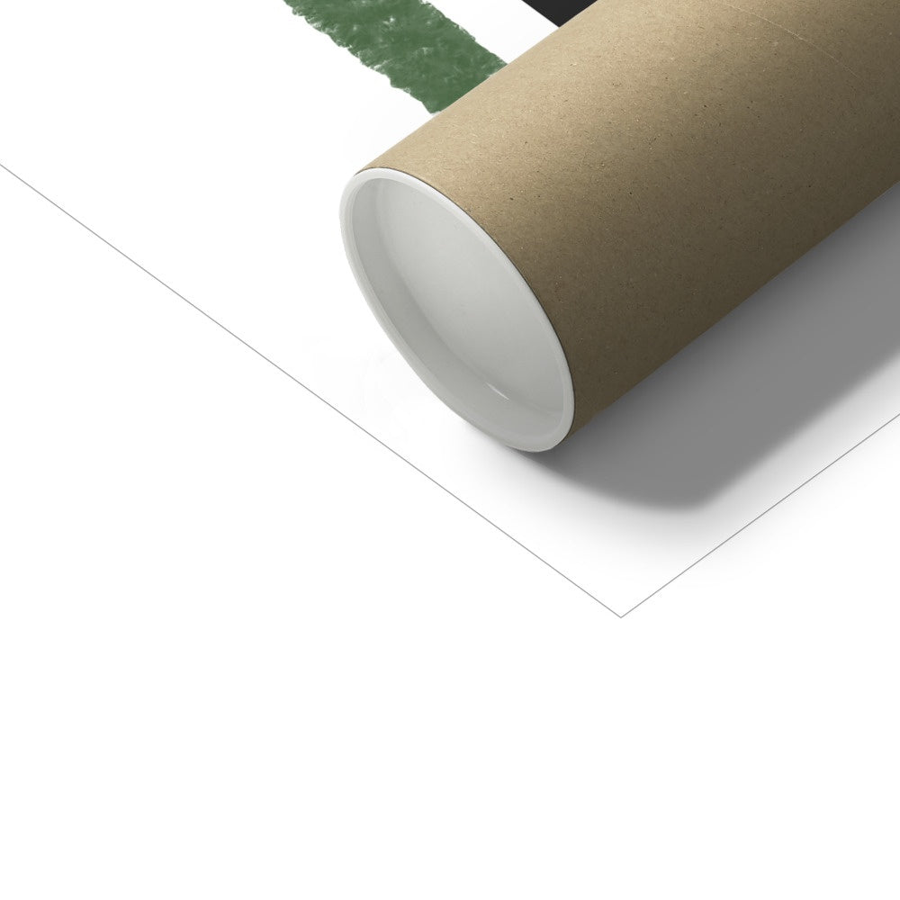 Go Bananas - Green Stripes | Unframed