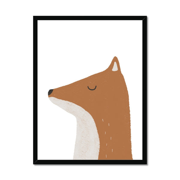 Fox Print - Plain |  Framed Print
