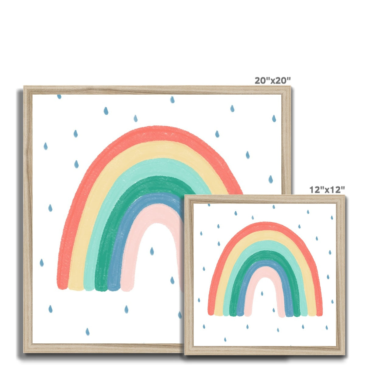 Rainbow Wall Art - Rainbow Colours | Framed Print