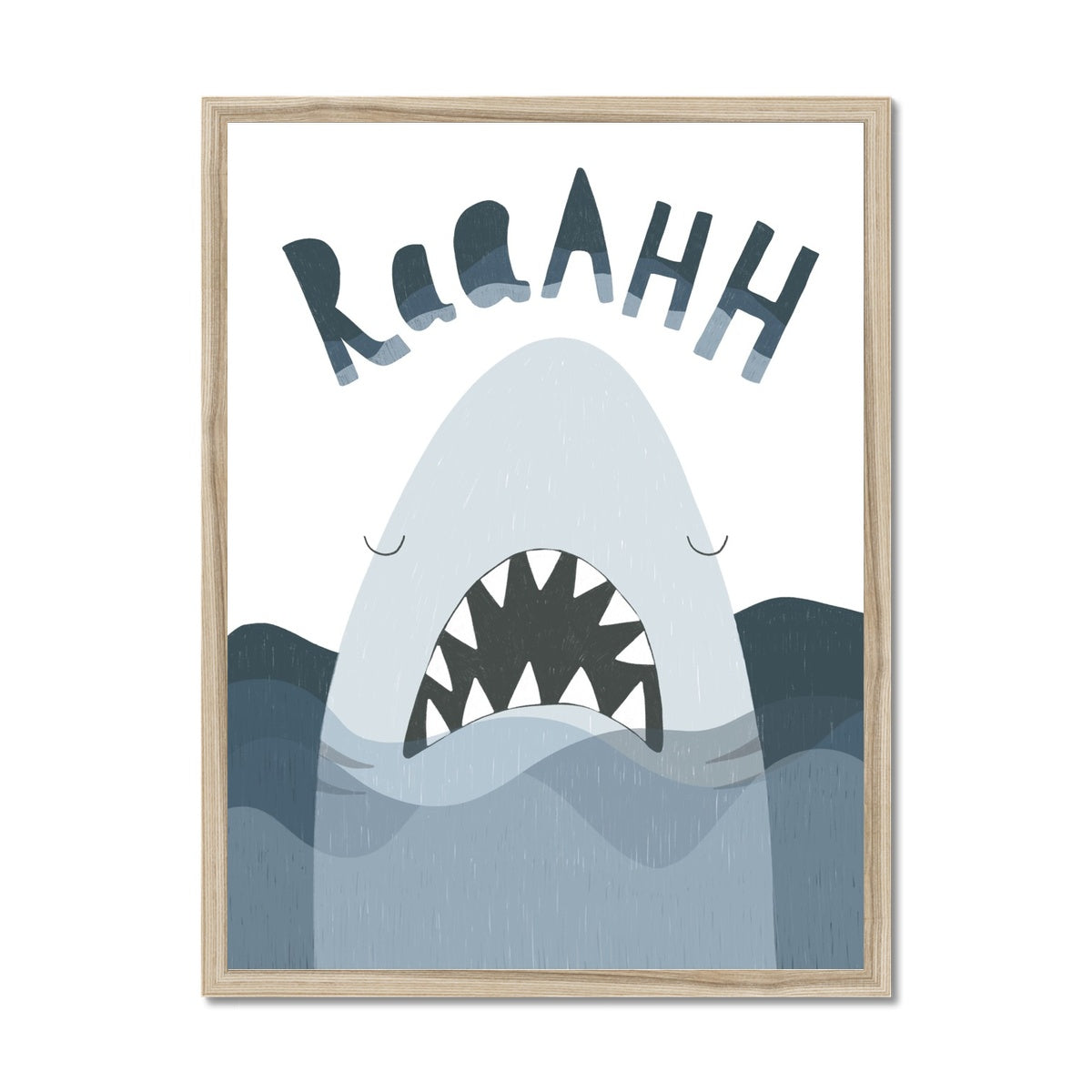 Shark Print - Jaws | Framed Print