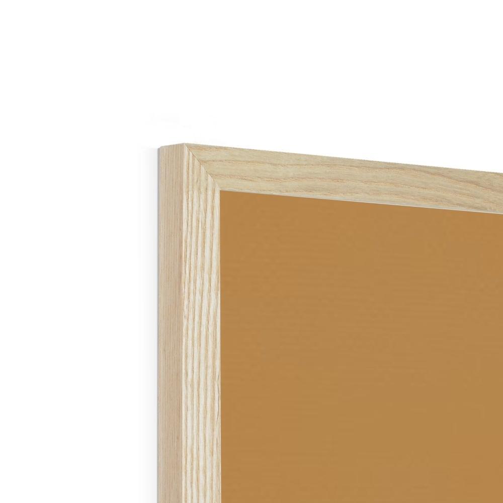 Let's All Be Mermaids - Brown & Pink | Framed Print