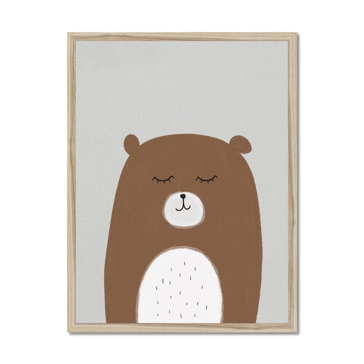 Sleepy Bear | Framed Print
