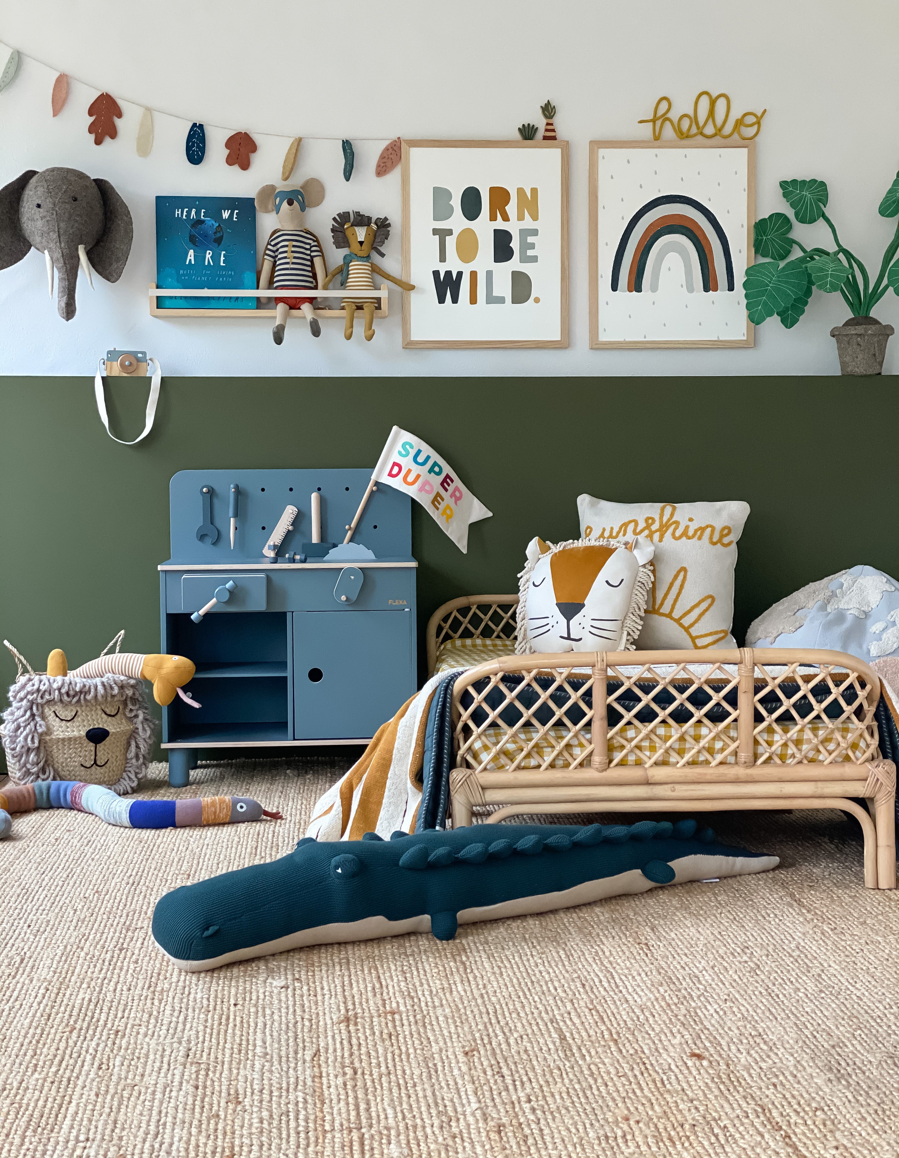 Born To Be Wild Print - Jungle | Unframed