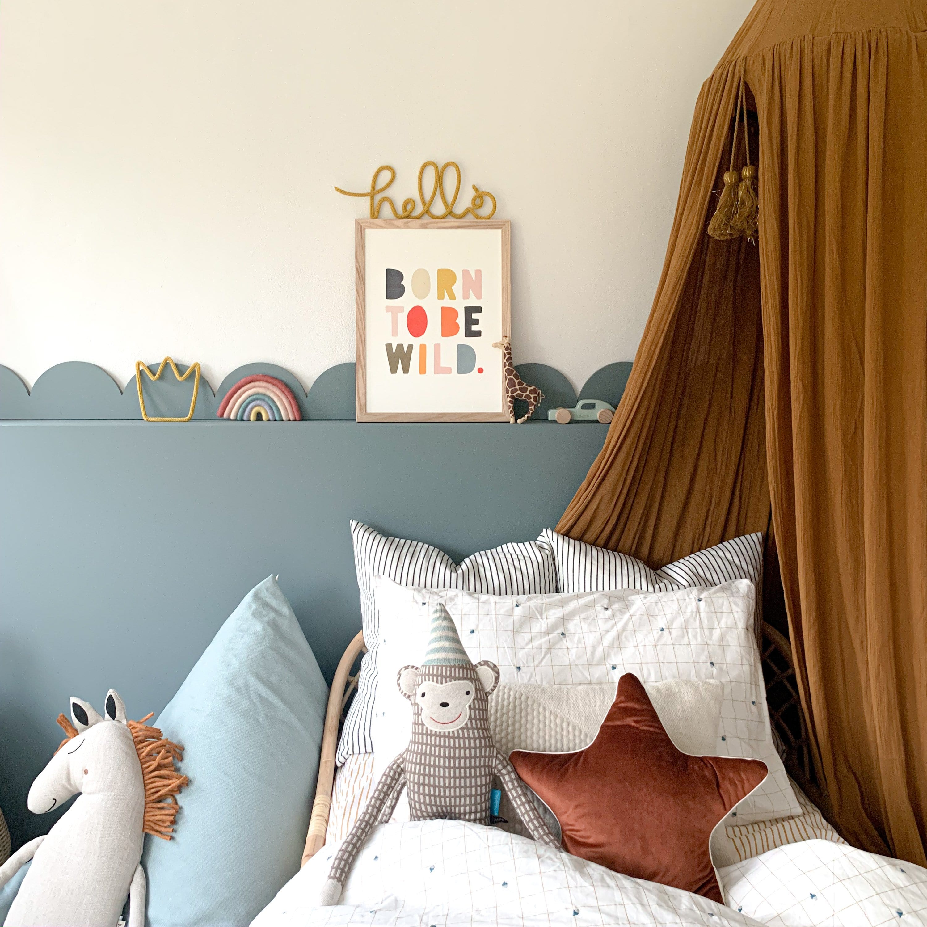 Born To Be Wild Print - Muted Rainbow | Unframed