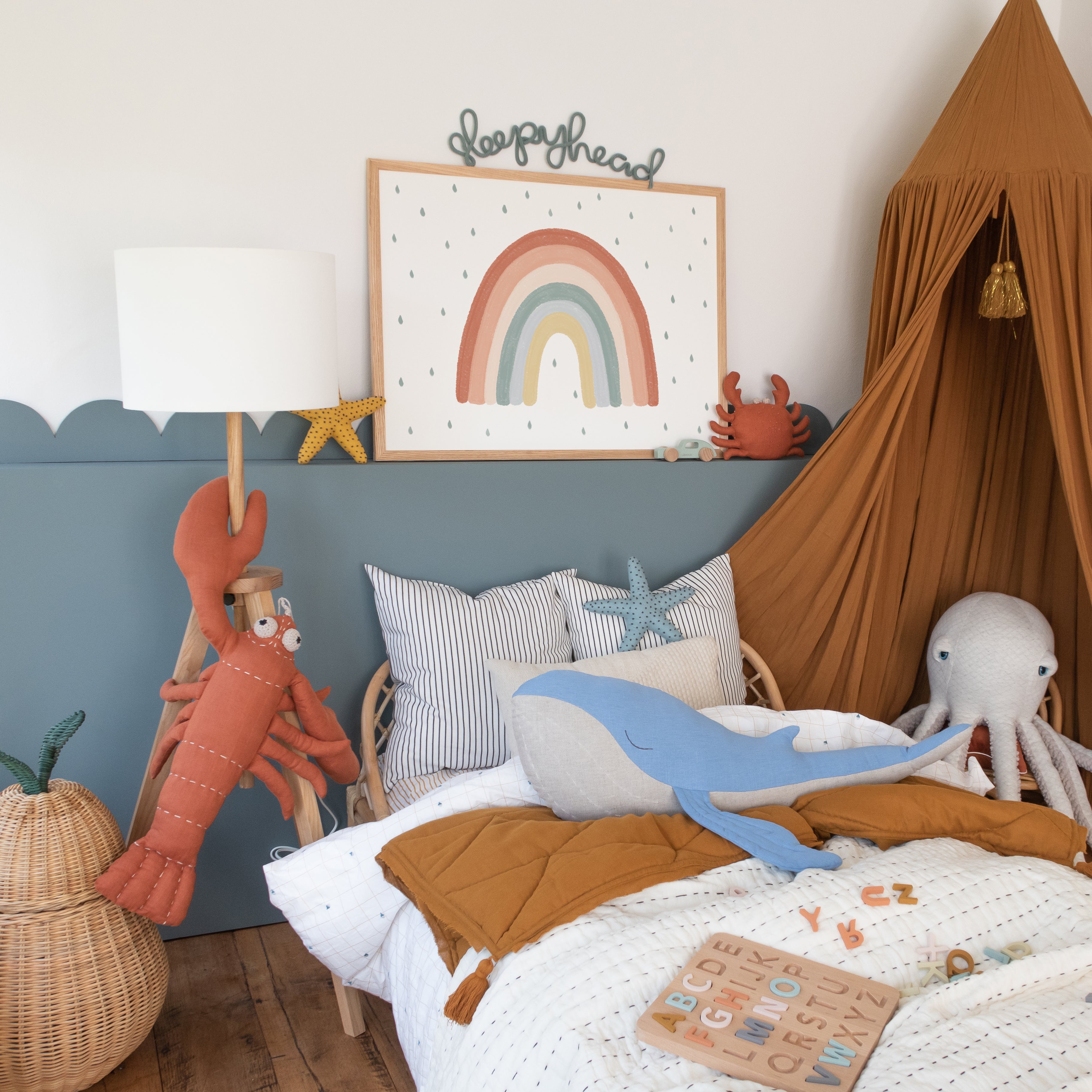 Rainbow Wall Art - Subtle (landscape) | Unframed