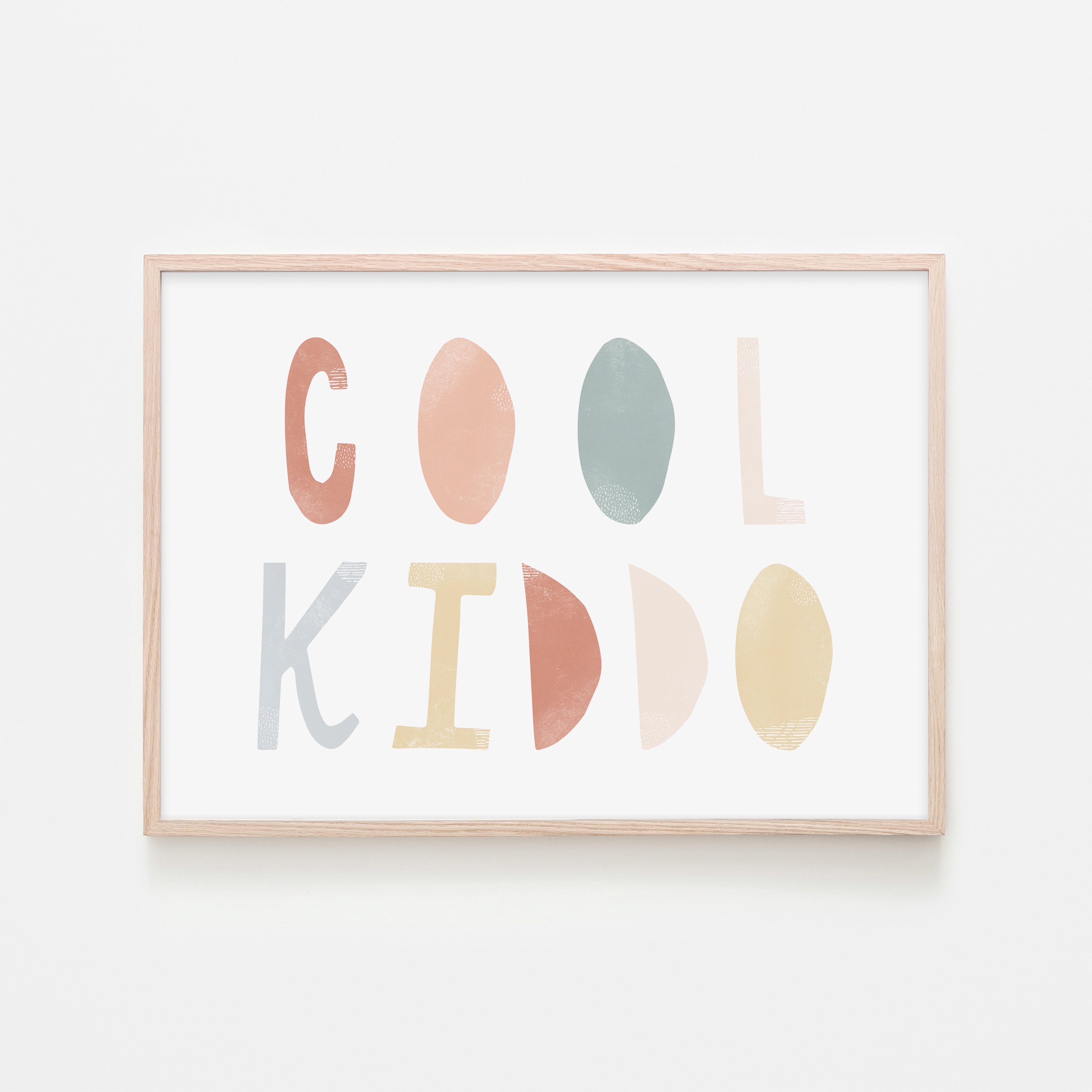 Cool Kiddo - Subtle | Framed Print