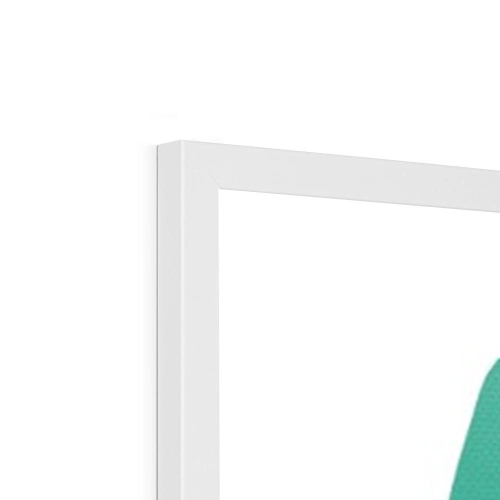 Alphabet Chart - Rainbow Colours, Illustrated | Framed Print