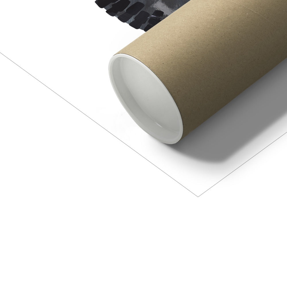 Tractor Kids Art | Blue | Unframed