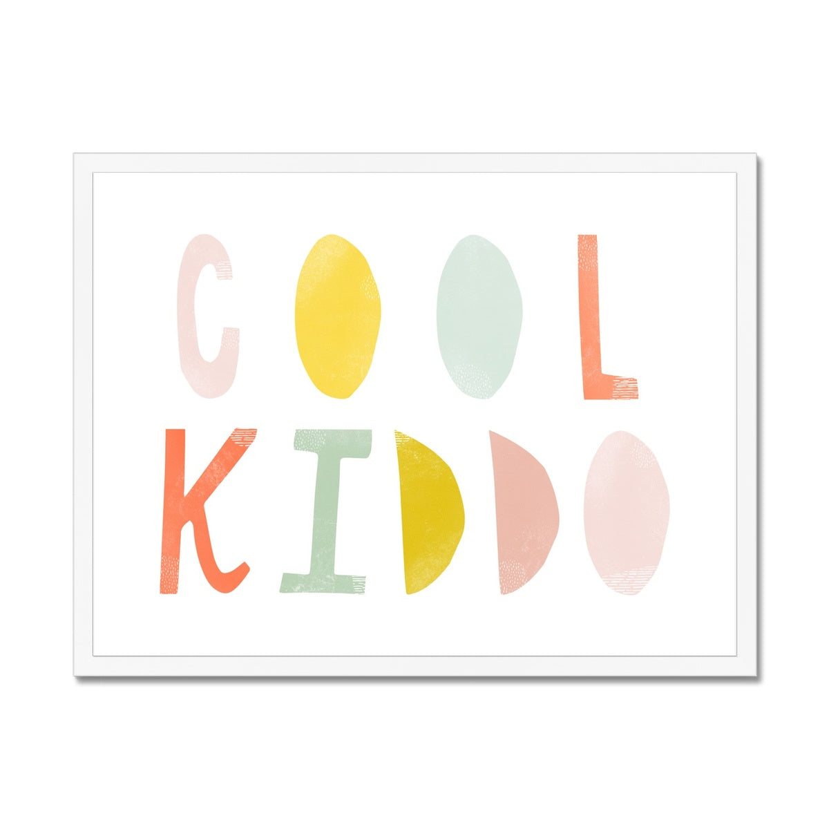 Cool Kiddo - Popsicle | Framed Print