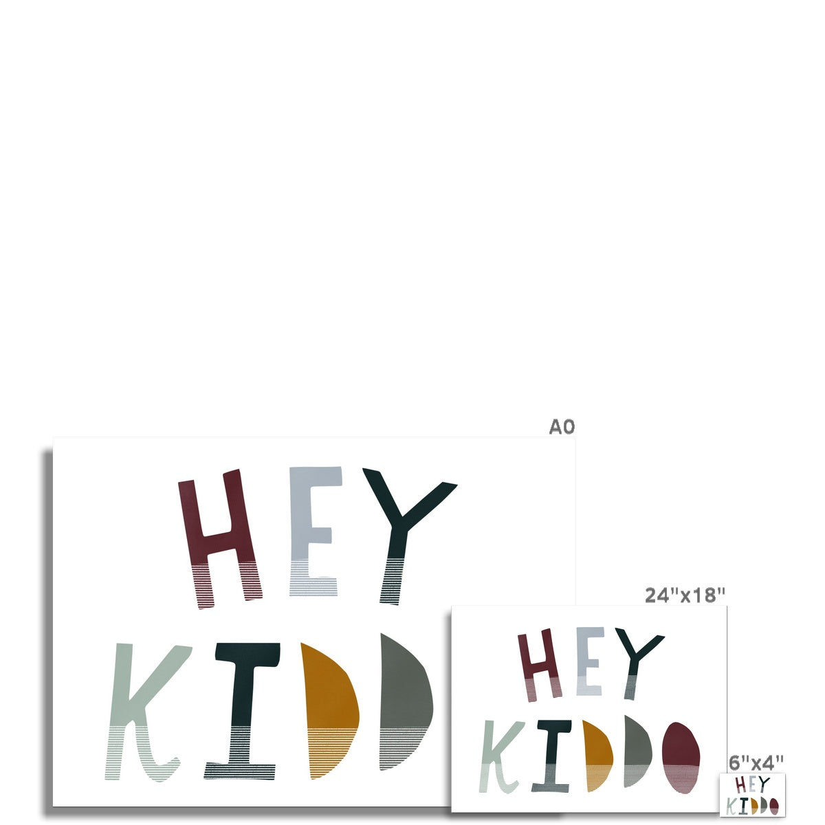 Hey Kiddo - Woodland (Landscape) | Unframed
