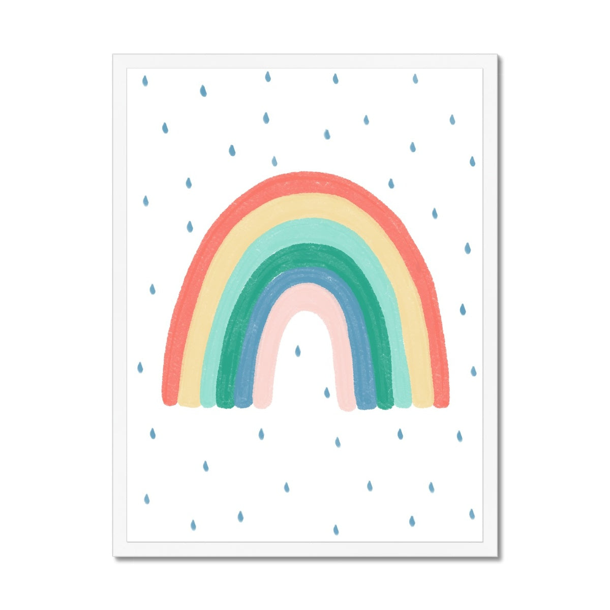 Rainbow Wall Art - Rainbow Colours | Framed Print