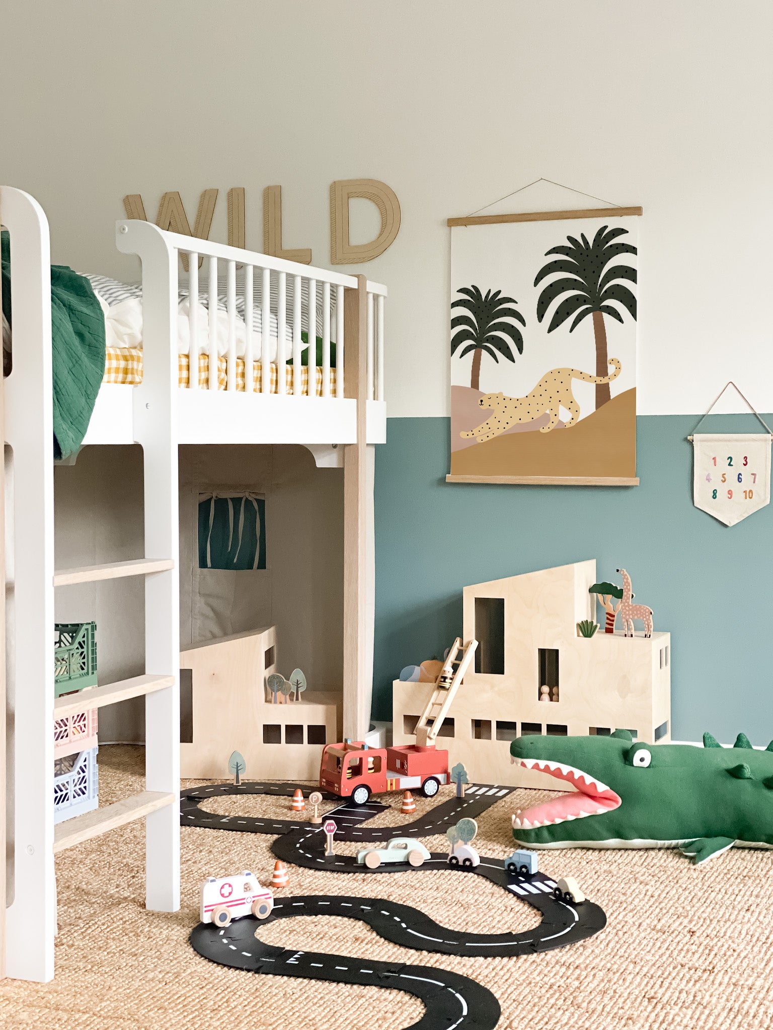 Leopard & Palms | Unframed