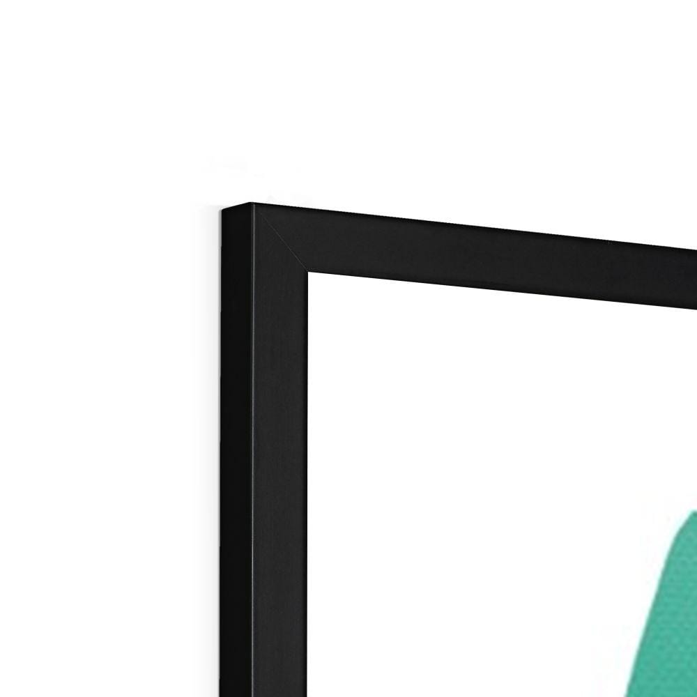 Alphabet Chart - Rainbow Colours, Illustrated | Framed Print