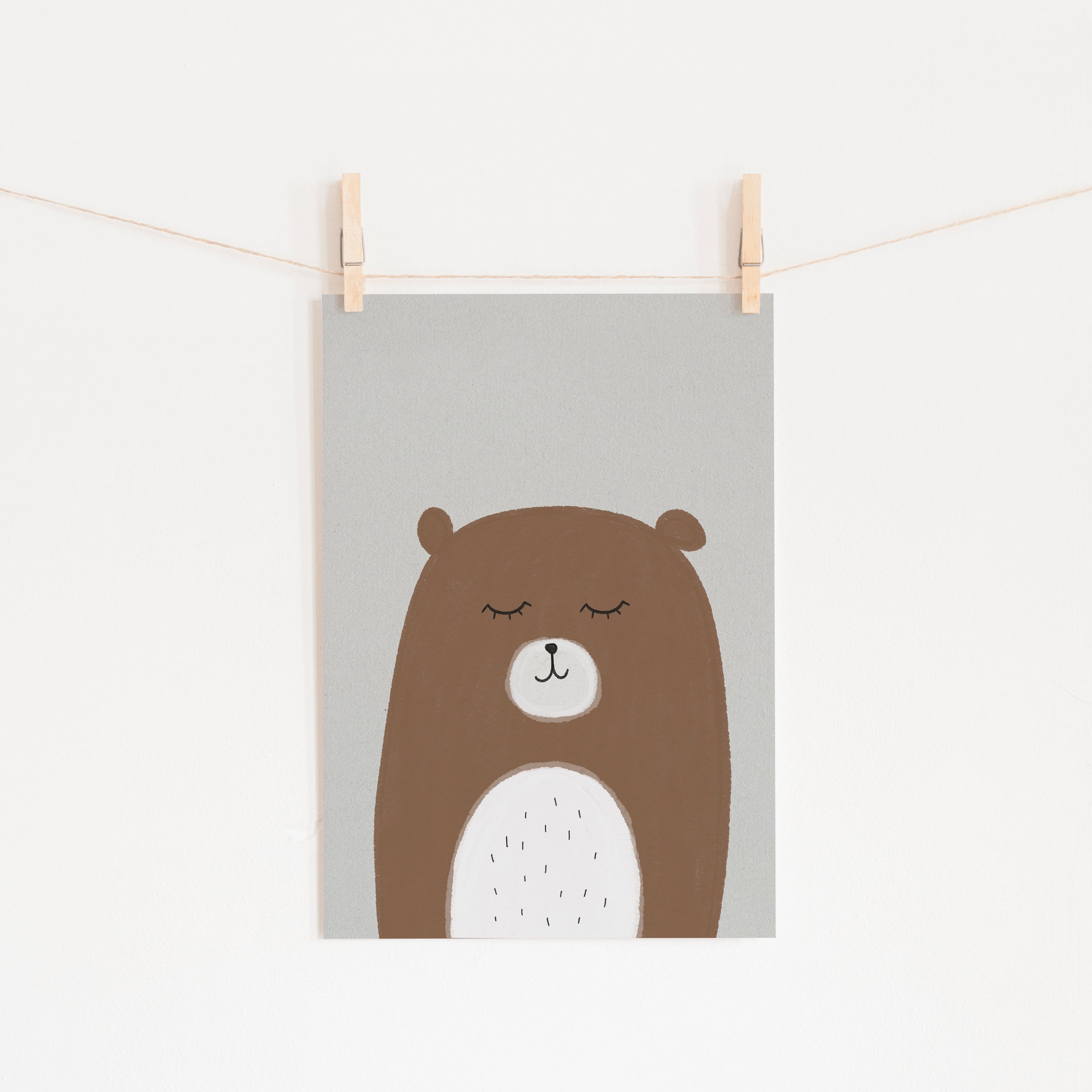 Sleepy Bear |  Unframed