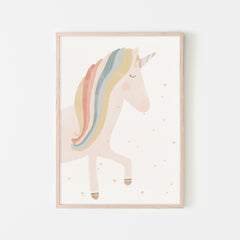 Unicorn Print - Believe in Magic | Framed Print