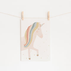 Unicorn Print - Believe in Magic | Unframed