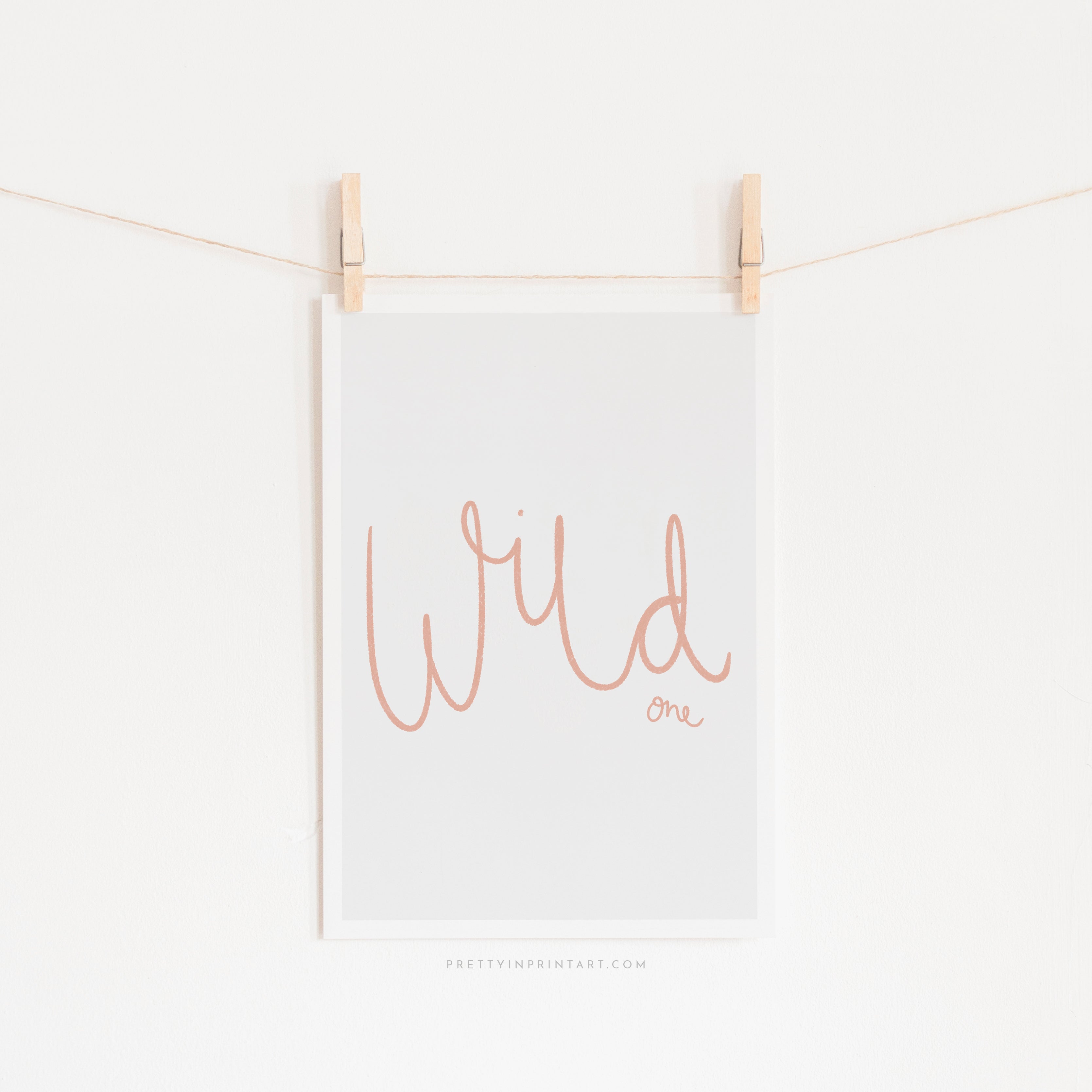 Wild One - Pink | Unframed
