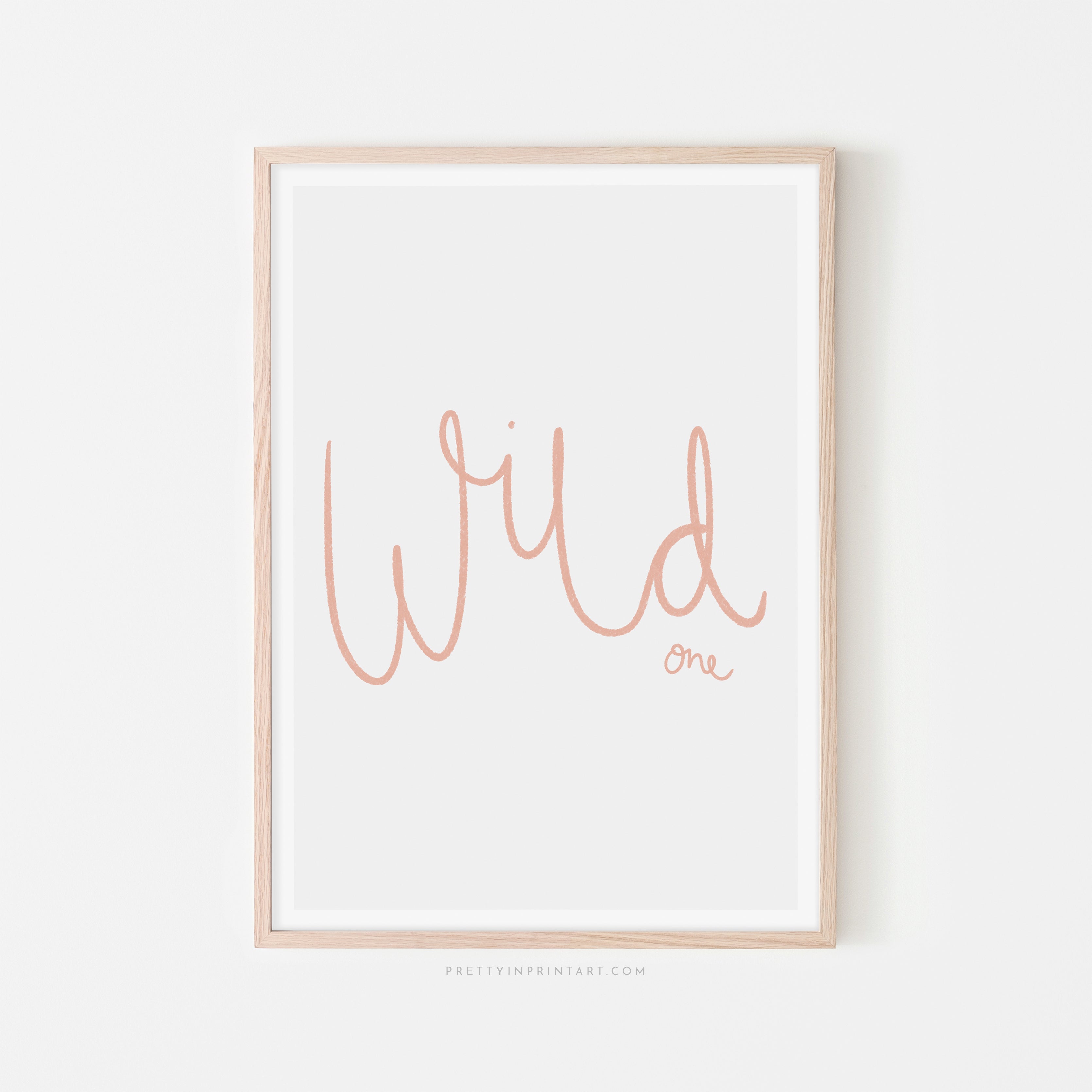 Wild One - Pink | Framed Print