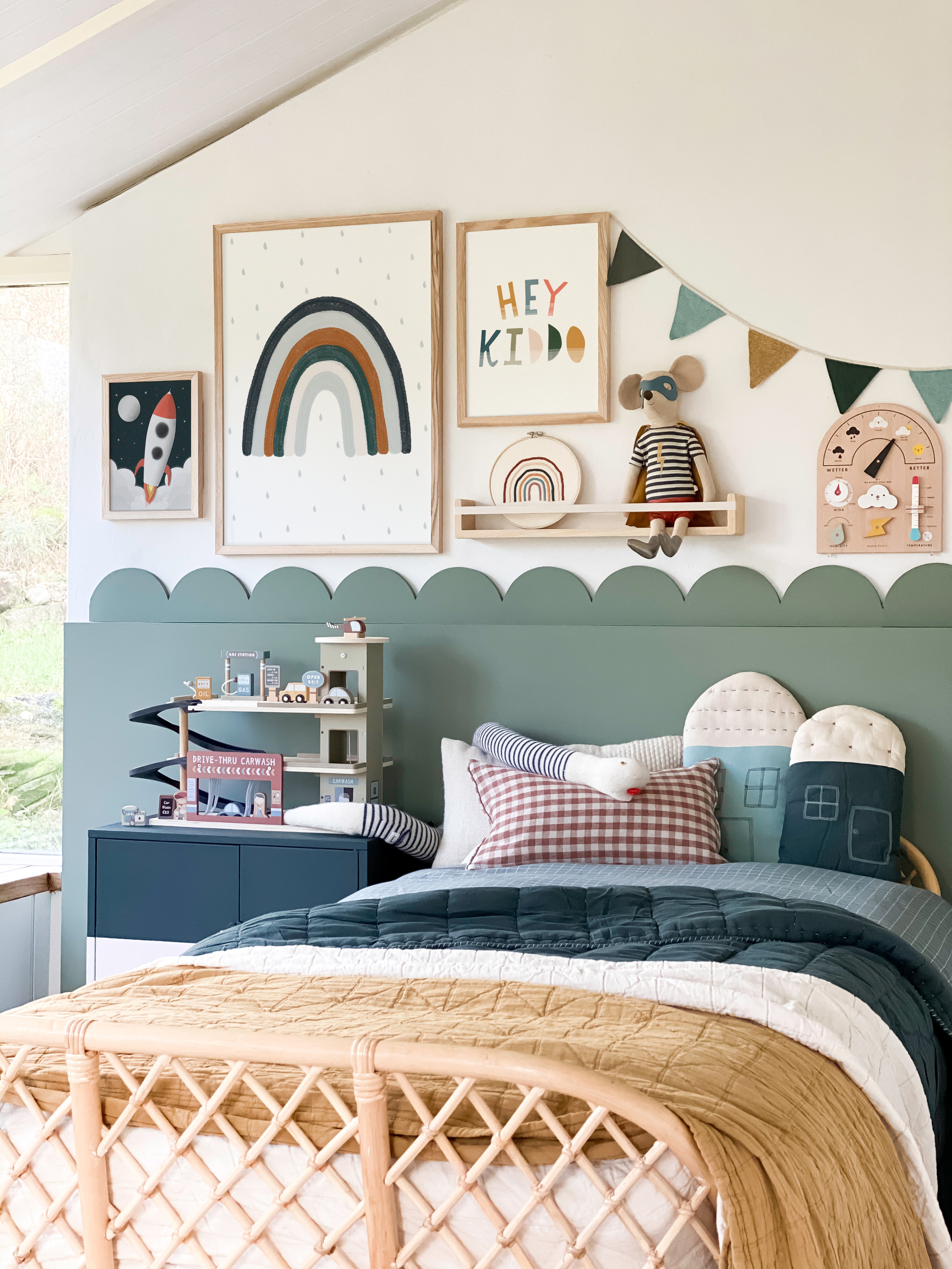 Rocket Space Decor | Unframed