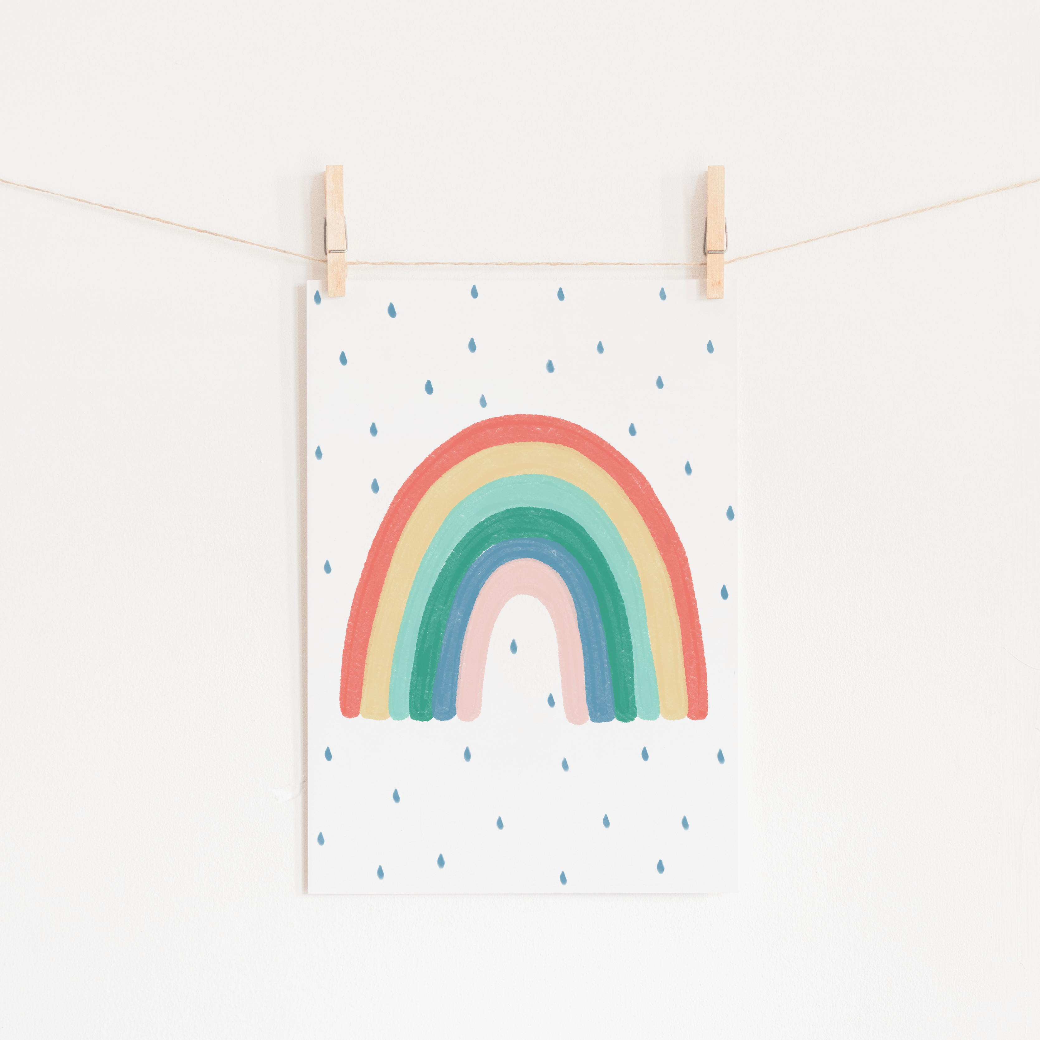 Rainbow Wall Art - Rainbow Colours | Unframed