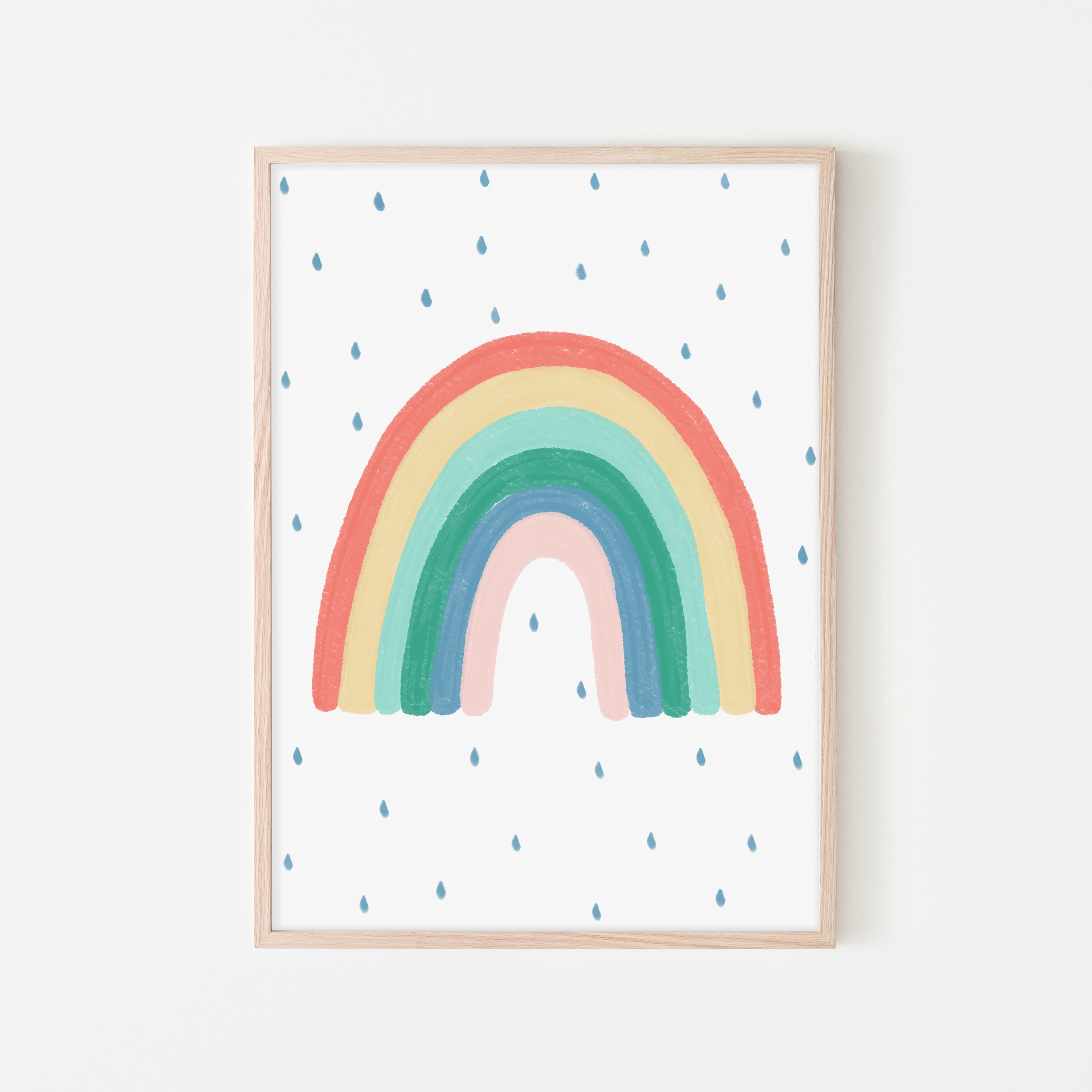 Rainbow Wall Art - Rainbow Colours |  Framed Print
