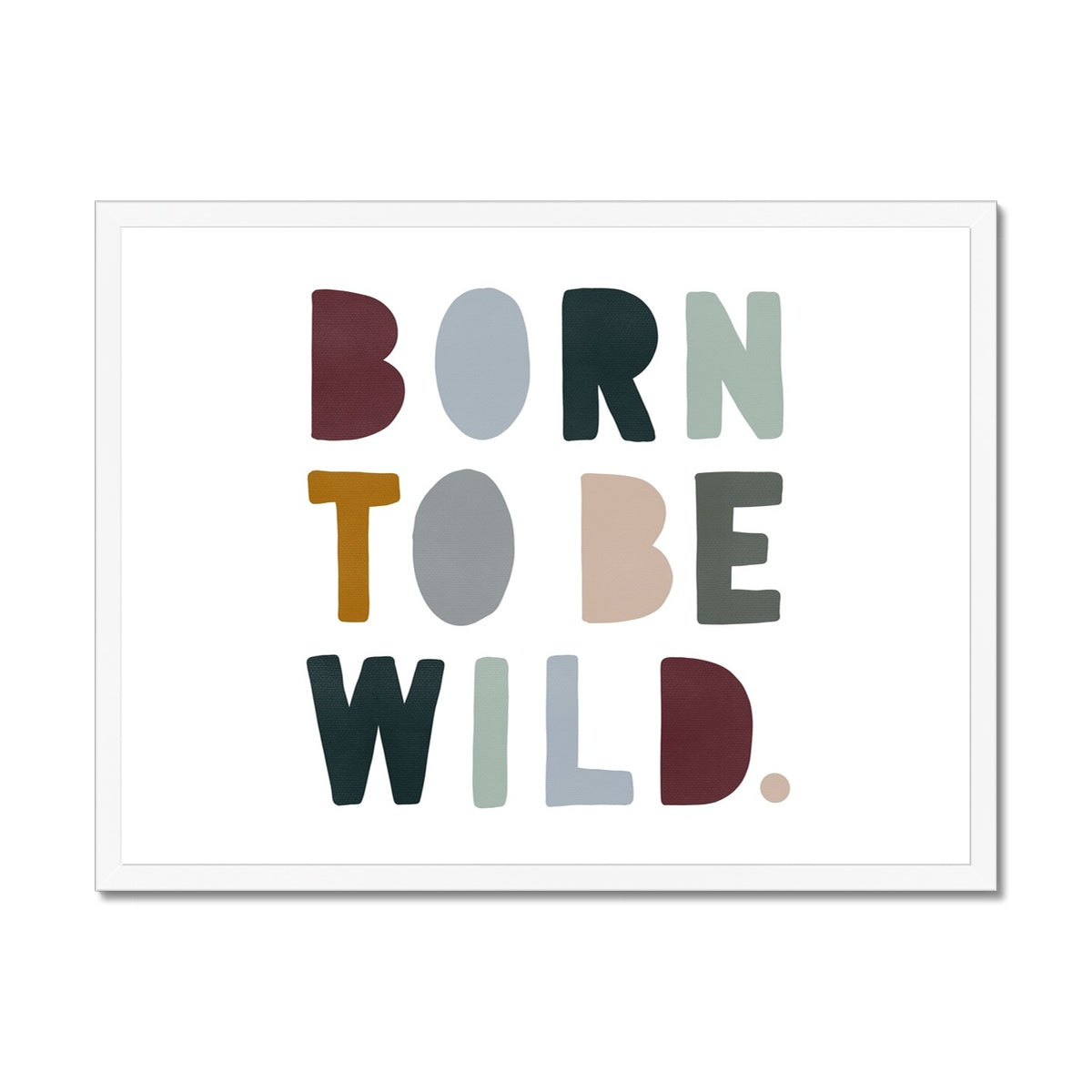 Born to be Wild Print - Woodland Landscape | Framed Print