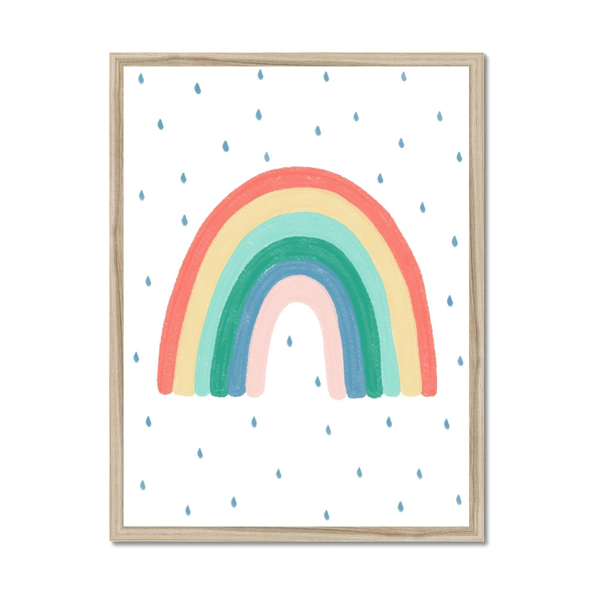 Rainbow Wall Art - Rainbow Colours | Framed Print